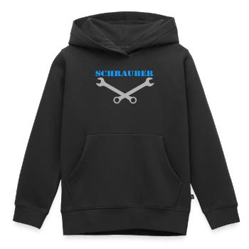 Screwdrivers, Cult Screwdrivers ........................ - Kids Premium Organic Hoodie - black - Front - AI Model Kid Male (0cm)