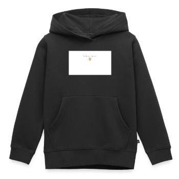 Backe die Welt einen besseren Cupcake - Kinder Premium Organic Hoodie - Schwarz - Vorne - AI Model Kid Male (0cm)