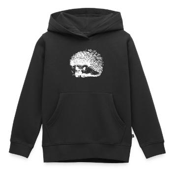 Igel Niedliches Stachel Tier Natur - Kinder Premium Organic Hoodie - Schwarz - Vorne - AI Model Kid Male (0cm)