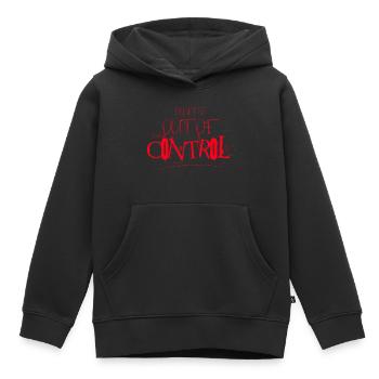 Ne soyez pas hors de contrôle - Sweat Premium à capuche enfant bio - noir - Devant - AI Model Kid Male (0cm)