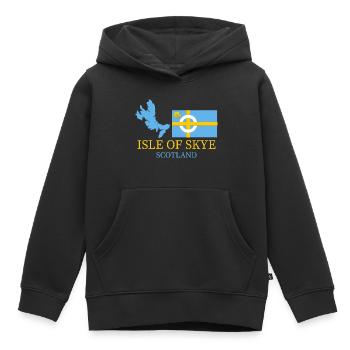 Insel Skye - Kinder Premium Organic Hoodie - Schwarz - Vorne - AI Model Kid Male (0cm)