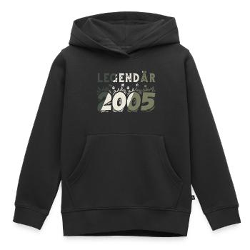 Legendär 2005 - Kinder Premium Organic Hoodie - Schwarz - Vorne - AI Model Kid Male (0cm)