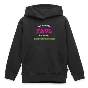 Faul - Kinder Premium Organic Hoodie - Schwarz - Vorne - AI Model Kid Male (0cm)
