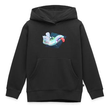 crazy sneaker - Kinder Premium Organic Hoodie - Schwarz - Vorne - AI Model Kid Male (0cm)