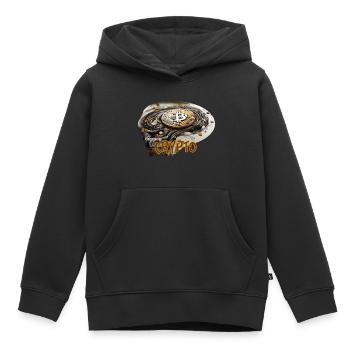 Krypto Währung, crypto digging - Kinder Premium Organic Hoodie - Schwarz - Vorne - AI Model Kid Male (0cm)