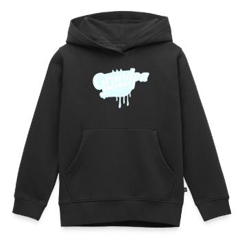 Grand-père Deluxe Meilleur grand-père Grand-père Amour Grand-père Logo de grand-père - Sweat Premium à capuche enfant bio - noir - Devant - AI Model Kid Male (0cm)