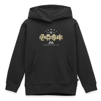 Piła Zamoście. Das beste Viertel in Piła - Kinder Premium Organic Hoodie - Schwarz - Vorne - AI Model Kid Male (0cm)