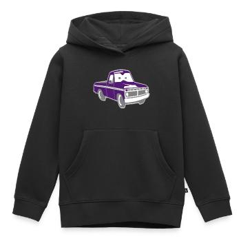 mächtiger Pickup Truck für Kids - Kinder Premium Organic Hoodie - Schwarz - Vorne - AI Model Kid Male (0cm)