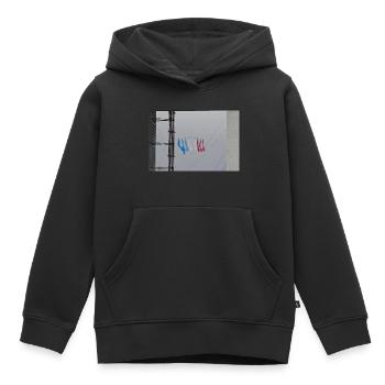 Patrouille de France meeting aérien - Sweat Premium à capuche enfant bio - noir - Devant - AI Model Kid Male (0cm)