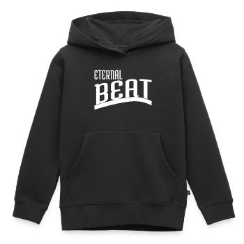 mélodie citation musicalité cadence tempo - Sweat Premium à capuche enfant bio - noir - Devant - AI Model Kid Male (0cm)