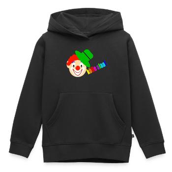 Clown dit kölle alaaf - Sweat Premium à capuche enfant bio - noir - Devant - AI Model Kid Male (0cm)