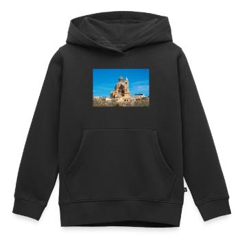 Rotunde von Xewkija, Gozo, Malta - Kinder Premium Organic Hoodie - Schwarz - Vorne - AI Model Kid Male (0cm)