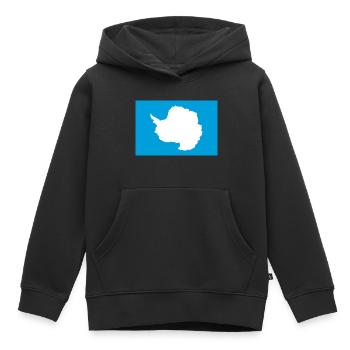 Antarctica - Kids Premium Organic Hoodie - black - Front - AI Model Kid Male (0cm)