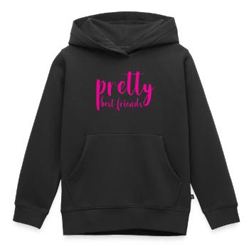 pretty best friends - Kinder Premium Organic Hoodie - Schwarz - Vorne - AI Model Kid Male (0cm)