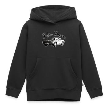 Retro Dream Car 1964 - Kids Premium Organic Hoodie - black - Front - AI Model Kid Male (0cm)