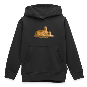 Lichtenberg Design Thallichtenberg Rhineland-Palatinate - Kids Premium Organic Hoodie - black - Front - AI Model Kid Male (0cm)