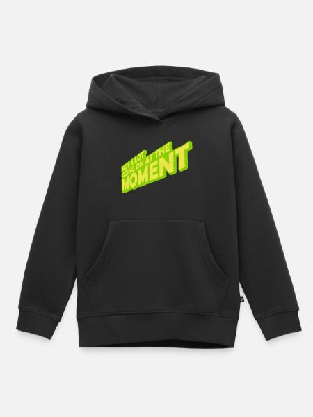 Not much going on - Kinder Premium Organic Hoodie - Schwarz