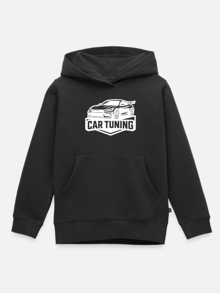 Auto Tuning - Kinder Premium Organic Hoodie - Schwarz