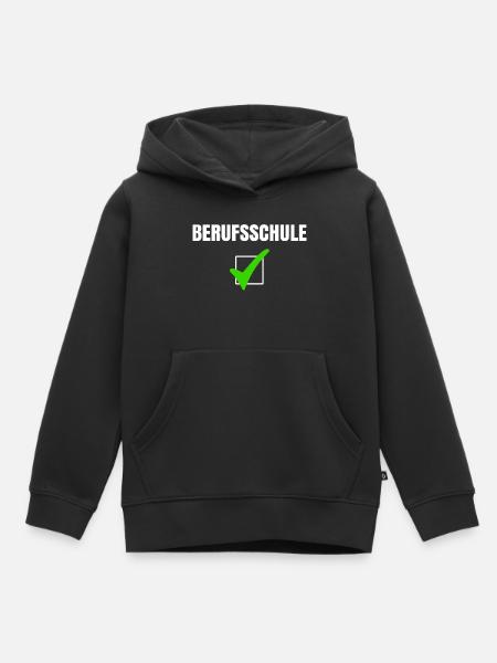 Berufsschule Abschluss - Kinder Premium Organic Hoodie - Schwarz