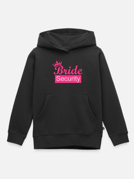 Bride - Kinder Premium Organic Hoodie - Schwarz