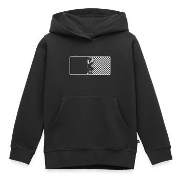 Ska sports league - ska musique rude garçon - Sweat Premium à capuche enfant bio - noir - Devant - AI Model Kid Male (0cm)