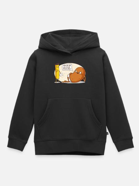 Kartoffel - Kinder Premium Organic Hoodie - Schwarz