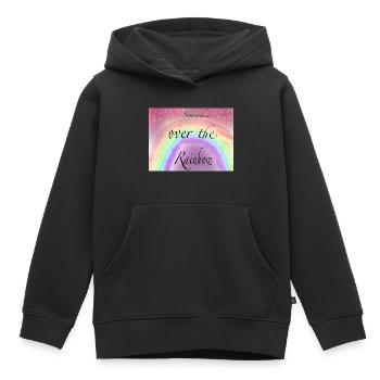 Somewhere Ober the rainbow - Kinder Premium Organic Hoodie - Schwarz - Vorne - AI Model Kid Male (0cm)