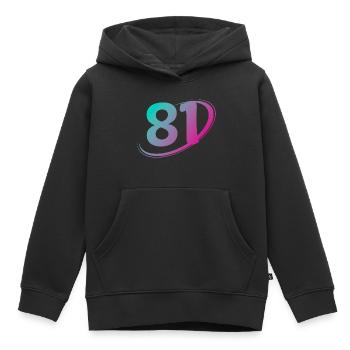 Nummer 81 Mehrfarbig - Kinder Premium Organic Hoodie - Schwarz - Vorne - AI Model Kid Male (0cm)