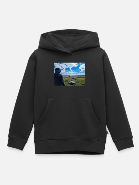 Fernweh - Sehnsucht nach Weite - Kinder Premium Organic Hoodie - Schwarz