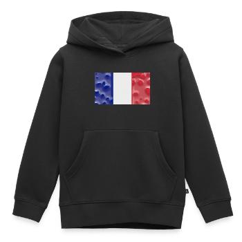 Martinique - Sweat Premium à capuche enfant bio - noir - Devant - AI Model Kid Male (0cm)