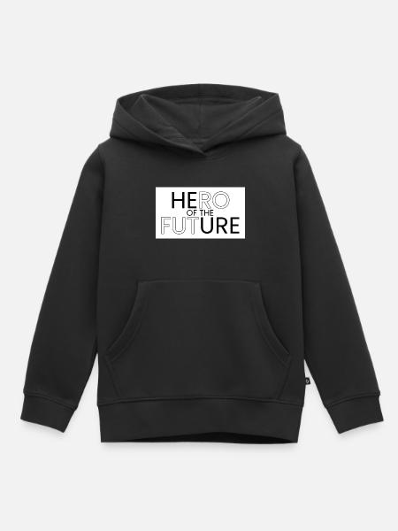 Held der Zukunft - Kinder Premium Organic Hoodie - Schwarz