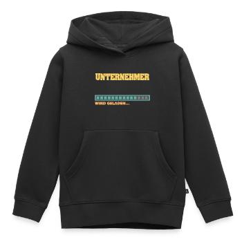 Unternehmer - Kinder Premium Organic Hoodie - Schwarz - Vorne - AI Model Kid Male (0cm)