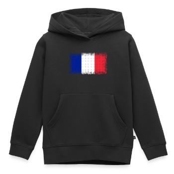 Guadeloupe - Kinder Premium Organic Hoodie - Schwarz - Vorne - AI Model Kid Male (0cm)