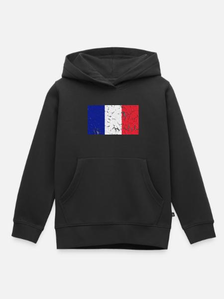 Land Mayotte - Kinder Premium Organic Hoodie - Schwarz