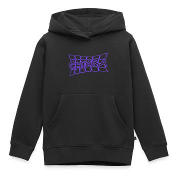 Name Chiara - Kids Premium Organic Hoodie - black - Front - AI Model Kid Male (0cm)