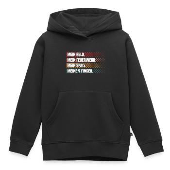 Feuerwerker Feuerwerk Pyrotechniker Geschenk - Kinder Premium Organic Hoodie - Schwarz - Vorne - AI Model Kid Male (0cm)