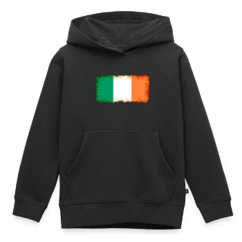 Land Irland - Kinder Premium Organic Hoodie - Schwarz - Vorne - AI Model Kid Male (0cm)