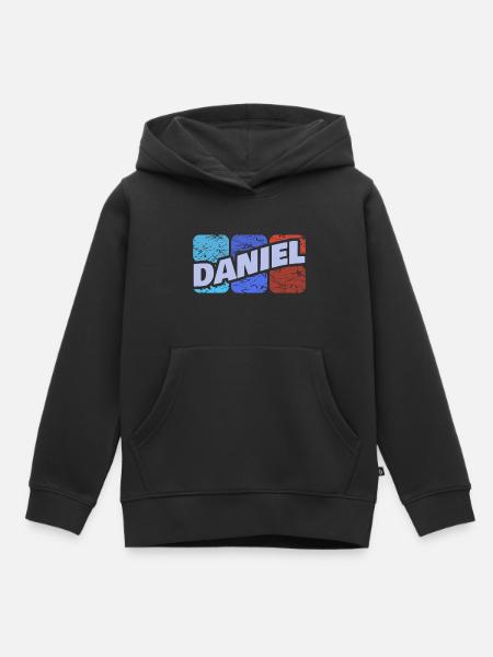 Daniel als Daniel - Kinder Premium Organic Hoodie - Schwarz