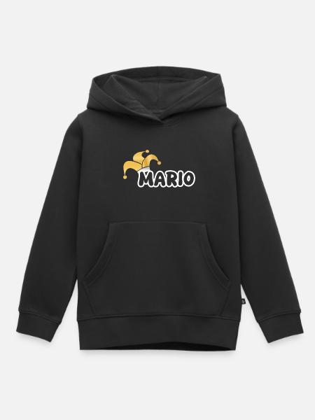 Carnival Mario - Kinder Premium Organic Hoodie - Schwarz
