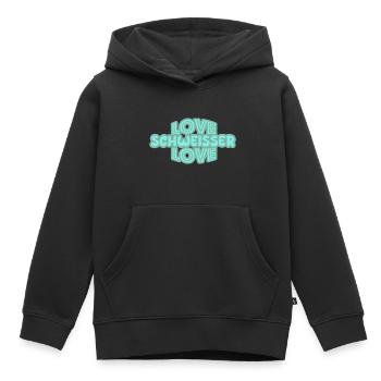 Soudeurs - Sweat Premium à capuche enfant bio - noir - Devant - AI Model Kid Male (0cm)