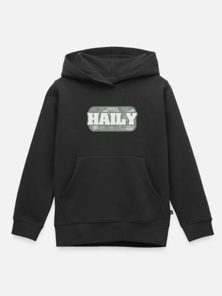 Gesundheit Haily - Kinder Premium Organic Hoodie - Schwarz