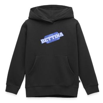 Gesundheit Bettina - Kinder Premium Organic Hoodie - Schwarz - Vorne - AI Model Kid Male (0cm)