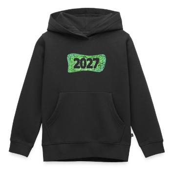 Kratzer 2027 - Kinder Premium Organic Hoodie - Schwarz - Vorne - AI Model Kid Male (0cm)