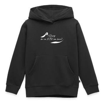 Champ der nie AFK ist? - Kinder Premium Organic Hoodie - Schwarz - Vorne - AI Model Kid Male (0cm)