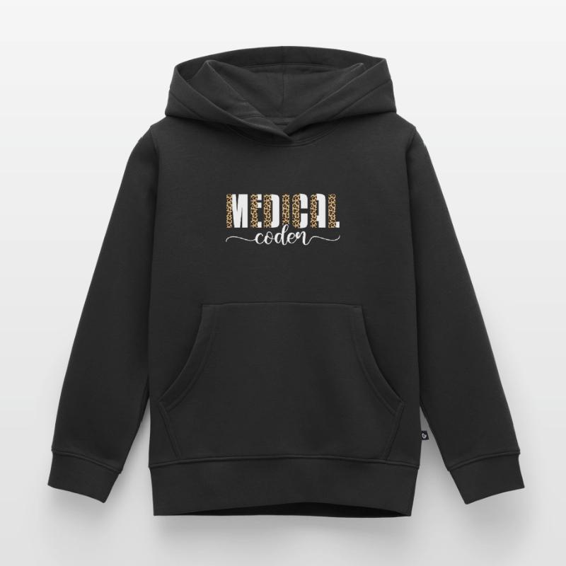 medical coder Design for a medical coder Kids Premium Organic Hoodie