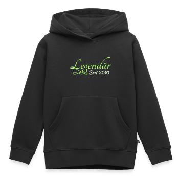 Legendär 2010 - Kinder Premium Organic Hoodie - Schwarz - Vorne - AI Model Kid Male (0cm)
