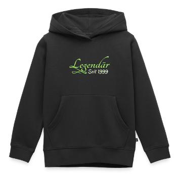 Legend 1999 - Kinder Premium Organic Hoodie - Schwarz - Vorne - AI Model Kid Male (0cm)