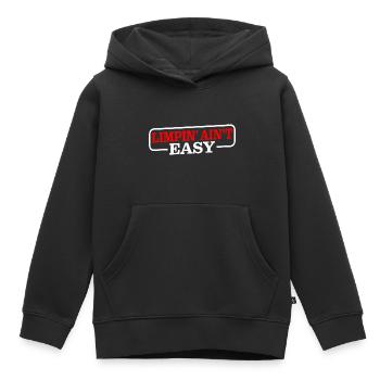 Limpin' Ain't Easy 18 - Kids Premium Organic Hoodie - black - Front - AI Model Kid Male (0cm)