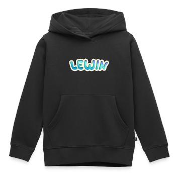 Lewin als Job - Kinder Premium Organic Hoodie - Schwarz - Vorne - AI Model Kid Male (0cm)