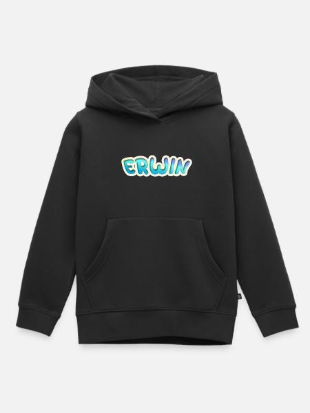 Geschenk für Erwin - Kinder Premium Organic Hoodie - Schwarz